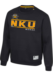 Colosseum Northern Kentucky Norse Mens Black Ill Be Back Long Sleeve Crew Sweatshirt