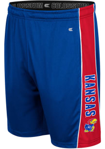 Colosseum Kansas Jayhawks Youth Blue Sanest Shorts