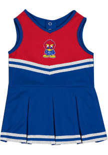 Colosseum Kansas Jayhawks Baby Blue Time for Recess Sets Cheer Dress