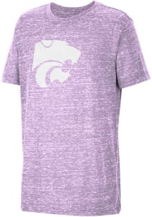 Colosseum K-State Wildcats Youth Lavender Knobby Retro Short Sleeve T-Shirt