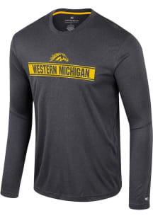 Colosseum Western Michigan Broncos Charcoal Gradey Long Sleeve T-Shirt