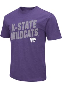 Colosseum K-State Wildcats Purple Flat Name Mascot Playbook Short Sleeve T Shirt