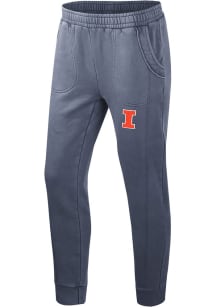 Colosseum Illinois Fighting Illini Womens Audrey Navy Blue Sweatpants