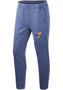 Colosseum Kansas Jayhawks Womens Audrey Blue Sweatpants
