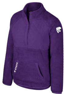 Colosseum K-State Wildcats Womens Purple Ellen Qtr Zip