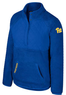 Colosseum Pitt Panthers Womens Blue Ellen Qtr Zip