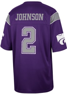 Avery Johnson  Colosseum K-State Wildcats Purple Replica Football Jersey