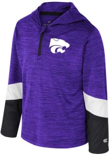 Colosseum K-State Wildcats Toddler Purple Rylos Long Sleeve Qtr Zip