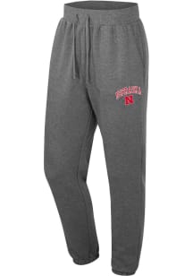 Colosseum Nebraska Cornhuskers Mens Charcoal Hurts Sweatpants