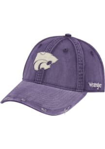 Wrangler K-State Wildcats Wrangler Vintage Ball Cap Adjustable Hat - Purple
