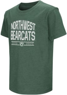 Colosseum Northwest Missouri State Bearcats Youth Green Playbook Short Sleeve T-Shirt