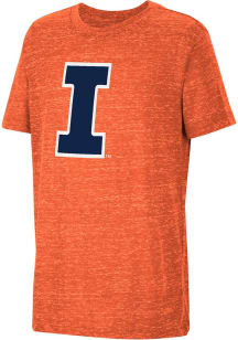 Colosseum Illinois Fighting Illini Youth Orange Knobby Primary Short Sleeve T-Shirt