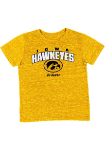 Colosseum Iowa Hawkeyes Toddler Gold SMU- CARRY OVER Short Sleeve T-Shirt