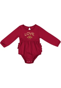 Colosseum Iowa State Cyclones Baby Cardinal Katinka LS Tops LS One Piece