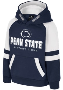 Colosseum Penn State Nittany Lions Toddler Navy Blue Todd Long Sleeve Hooded Sweatshirt