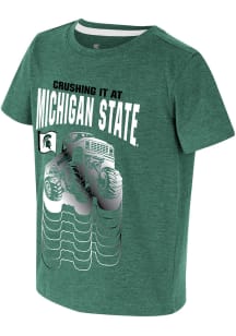 Colosseum Michigan State Spartans Toddler Green Crushing It Truck Short Sleeve T-Shirt