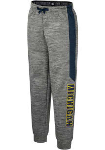 Colosseum Michigan Wolverines Youth Grey Rylos Track Pants