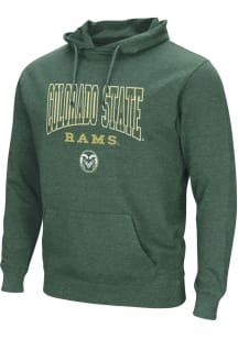 Colosseum Colorado State Rams Mens Green Campus Long Sleeve Hoodie