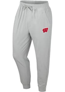 Colosseum Wisconsin Badgers Mens Ash Oh Snap Pants