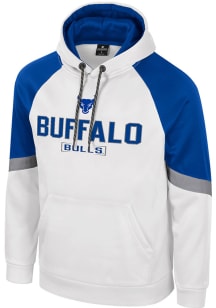 Colosseum Buffalo Bulls Mens White Prewitt Hood