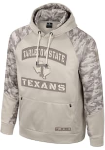 Colosseum Tarleton State Texans Mens Tan OHT Mojave Hood