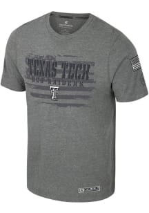 Colosseum Texas Tech Red Raiders Grey OHT Booyah Short Sleeve T Shirt