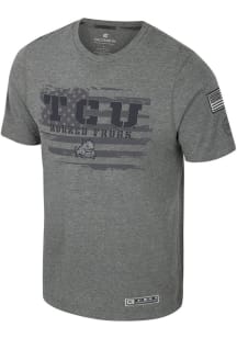 Colosseum TCU Horned Frogs Grey OHT Booyah Short Sleeve T Shirt