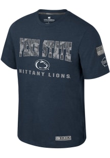 Colosseum Penn State Nittany Lions Navy Blue OHT Oorah Short Sleeve T Shirt