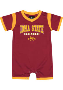 Colosseum Iowa State Cyclones Baby Cardinal Arcade Short Sleeve One Piece