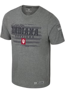 Colosseum Indiana Hoosiers Grey OHT Booyah Short Sleeve T Shirt