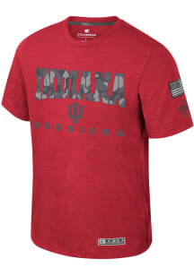 Colosseum Indiana Hoosiers Cardinal OHT Oorah Short Sleeve T Shirt
