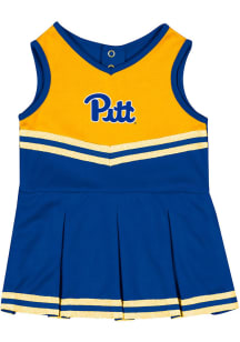 Colosseum Pitt Panthers Baby Blue Time for Recess Sets Cheer Dress