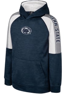Colosseum Penn State Nittany Lions Youth Navy Blue Rylos Long Sleeve Hoodie