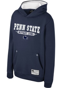 Colosseum Penn State Nittany Lions Youth Navy Blue Centauri Long Sleeve Hoodie