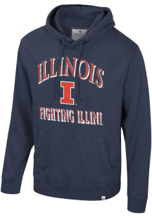 Colosseum Illinois Fighting Illini Mens Navy Blue Cap E Tan Fashion Hood