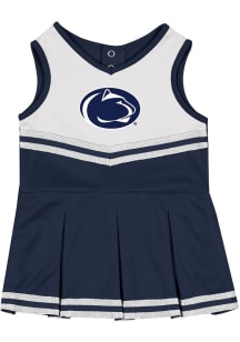 Colosseum Penn State Nittany Lions Baby Navy Blue Time for Recess Sets Cheer Dress