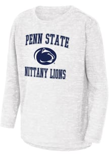 Colosseum Penn State Nittany Lions Toddler White Knobby No 1 Long Sleeve T-Shirt