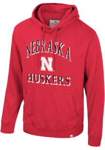 Colosseum Nebraska Cornhuskers Mens Red Cap E Tan Fashion Hood