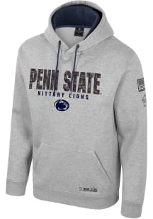 Colosseum Penn State Nittany Lions Mens Grey OHT Oorah Long Sleeve Hoodie