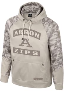 Colosseum Akron Zips Mens Tan OHT Mojave Hood