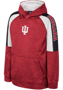 Colosseum Indiana Hoosiers Youth Cardinal Rylos Long Sleeve Hoodie