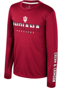 Colosseum Indiana Hoosiers Youth Cardinal Armada Long Sleeve T-Shirt