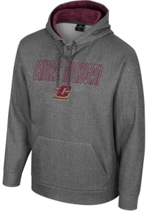Colosseum Central Michigan Chippewas Mens Charcoal McCarthy Hood