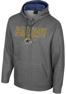Colosseum Kent State Golden Flashes Mens Charcoal McCarthy Hood