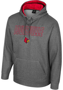 Colosseum Louisville Cardinals Mens Charcoal McCarthy Hood