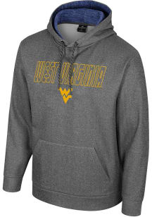 Colosseum West Virginia Mountaineers Mens Charcoal McCarthy Hood