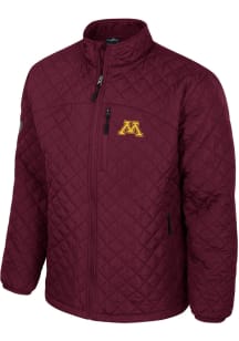 Colosseum Minnesota Golden Gophers Mens Maroon Back on Top Puffer Medium Weight Jacket