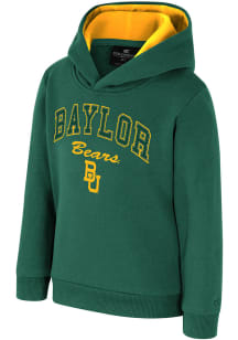 Colosseum Baylor Bears Toddler Green Centauri Long Sleeve Hooded Sweatshirt