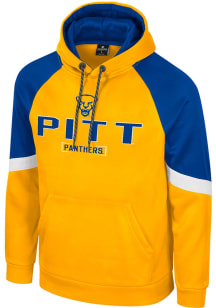 Colosseum Pitt Panthers Mens Gold Prewitt Hood