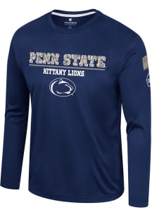 Colosseum Penn State Nittany Lions Navy Blue OHT MOS Long Sleeve T-Shirt